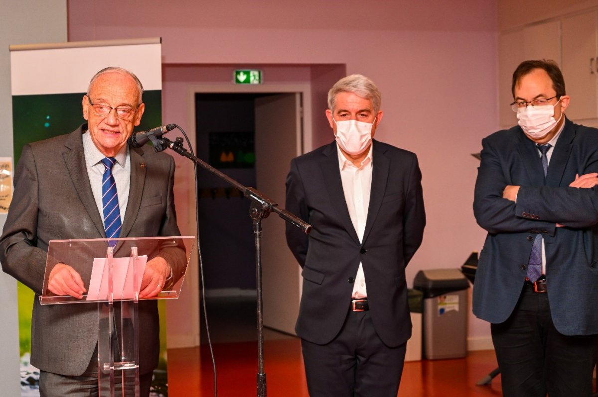 Michel Heinrich Président de la Communauté d’agglomération d’Épinal	          Patrick Nardin           Maire de la ville d’Épinal 	          Marc Hoeltzel           Directeur général de l’Agence de l’eau Rhin-Meuse