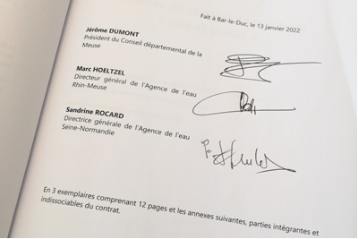 le contrat signé