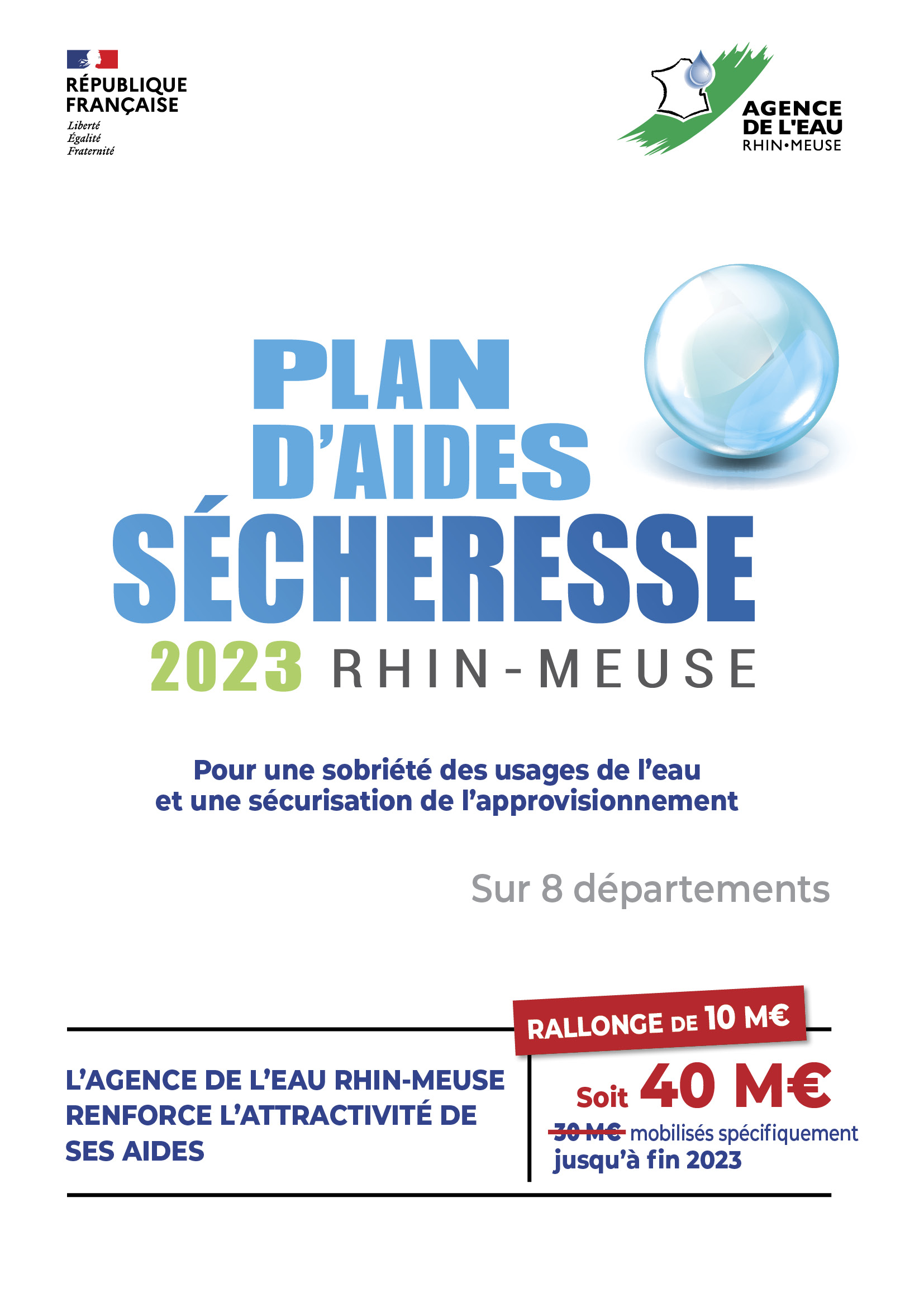 Visuel rallonge plan sécheresse