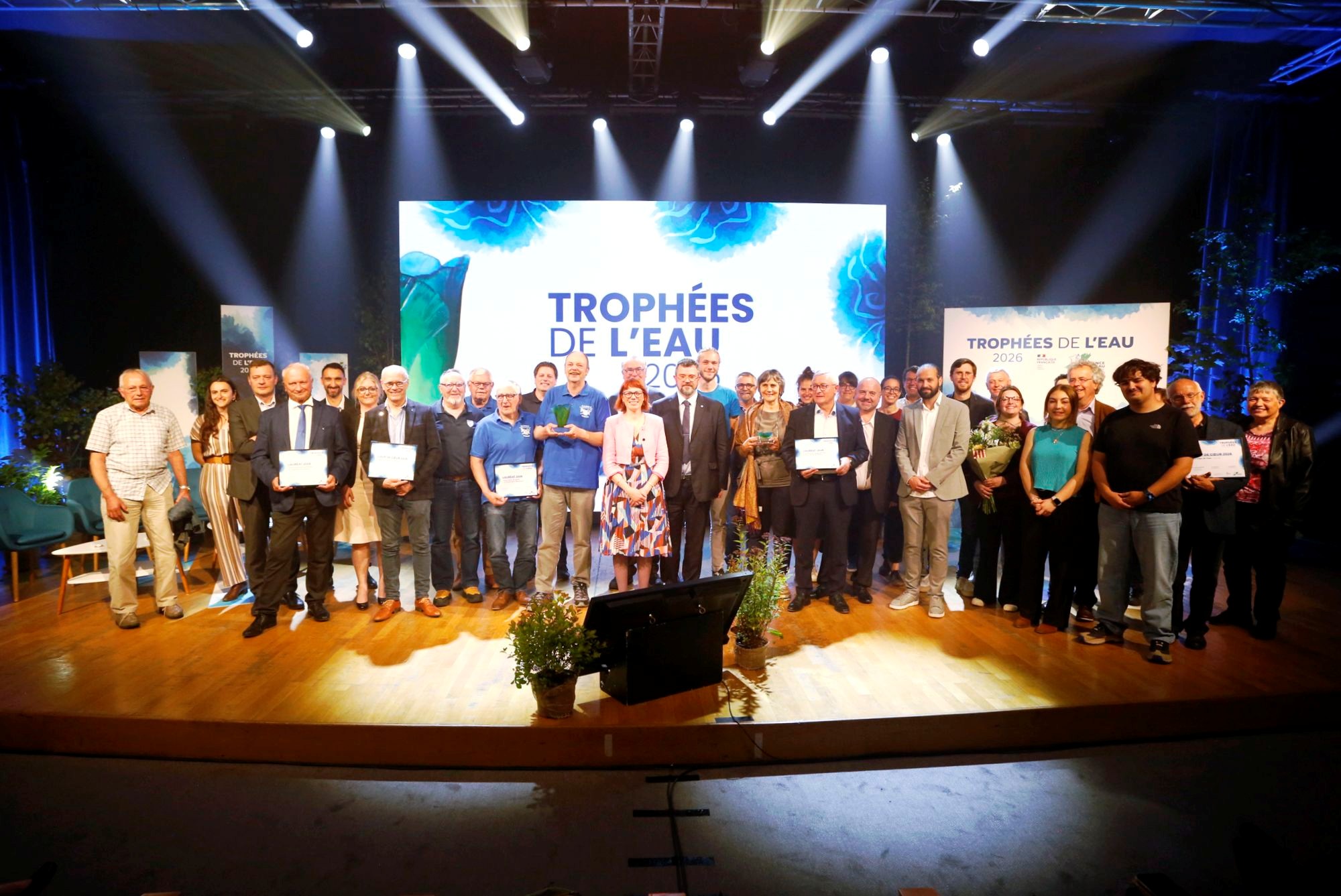 Trophées de l'eau 2026 Photo collégiale